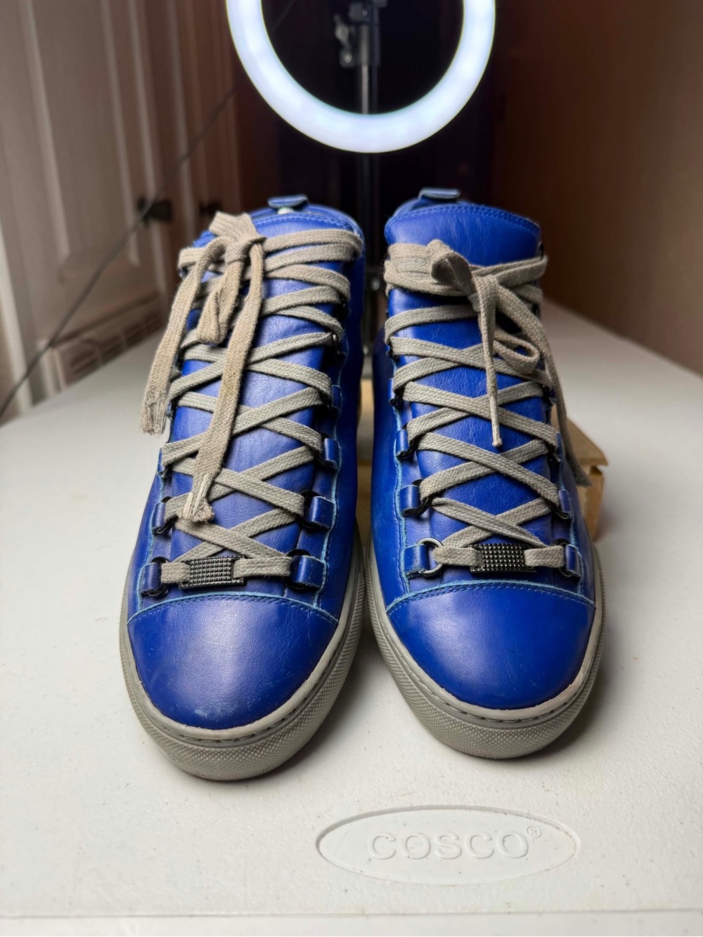Balenciaga Electric Blue Arena Sneaker women Sz 39 /US 9 - Picture 6 of 12